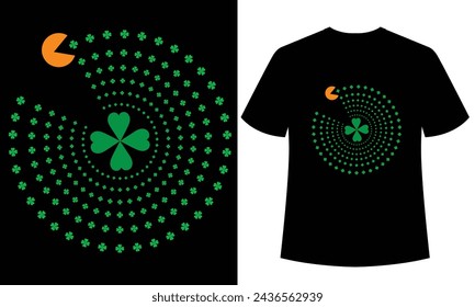 Plantilla de diseño de camiseta del concurso de comida del día de San Patricio, Esta camiseta está diseñada para irlandeses. Esta camiseta puede ser el mejor regalo para el día de San Patricio.