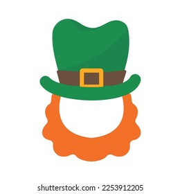 Saint Patrick's Day element of characters leprechaun with green hat