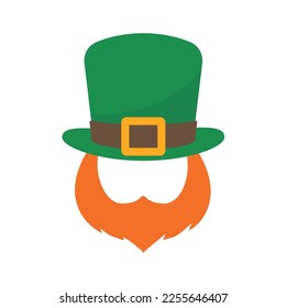Saint Patrick's Day element of characters leprechaun with green hat