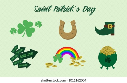 Saint Patricks Day Elements