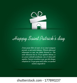 Saint Patrick's day elements suitable for advertising and promotion. Eps10 vector illustration