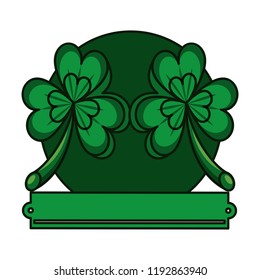 Saint patricks day emblem