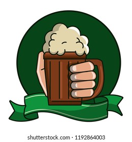 Saint patricks day emblem