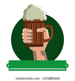 Saint patricks day emblem