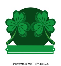Saint patricks day emblem