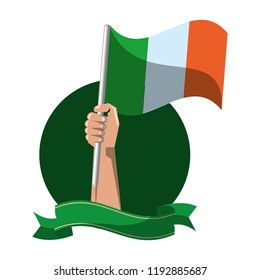 Saint patricks day emblem