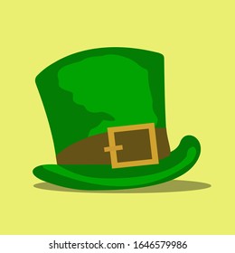 Saint Patrick's Day - Flat Icons - Leprechaun hat, vector illustration.