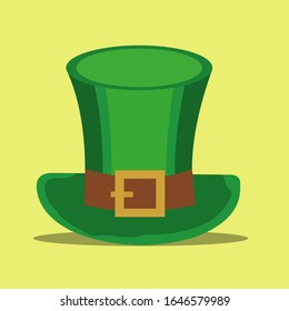 Saint Patrick's Day - Flat Icons - Leprechaun hat, vector illustration.