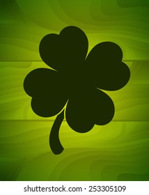 Saint Patrick's Day. Four leaf clover