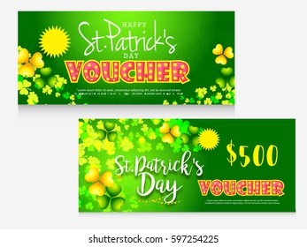 Saint Patricks Day Gift Voucher.