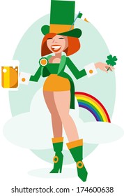 Saint Patricks Day Girl