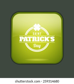 Saint Patrick's Day Glossy Button