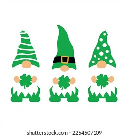 Saint Patrick's Day Gnomes Vector