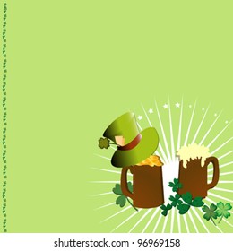 Saint patrick's day green background
