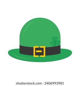 saint patricks day green hat illustration