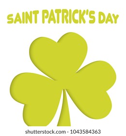 Saint patrick's day greeting card