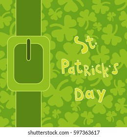 Saint Patrick's Day greeting card for you party