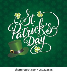 Saint Patrick's Day Hand Lettered Background