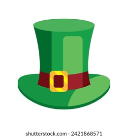 saint patricks day hat illustration design