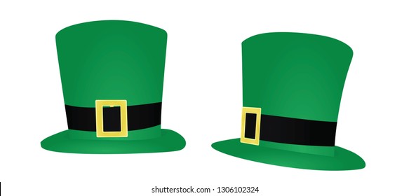 Saint Patrick's day hat. vector illustration