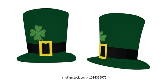 Saint Patrick's day hat. vector illustration