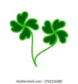 saint patrick's day icon design ,flat style trendy collection 