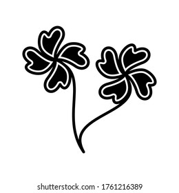 saint patrick's day icon design ,flat style trendy collection 