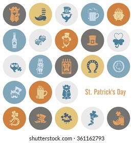 Saint Patricks Day Icon Set