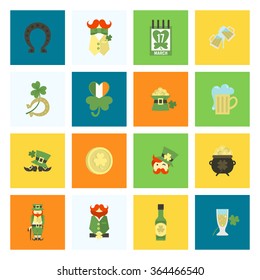 Saint Patricks Day Icon Set