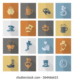 Saint Patricks Day Icon Set