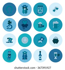 Saint Patricks Day Icon Set