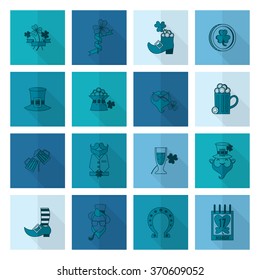 Saint Patricks Day Icon Set