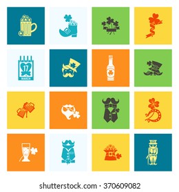 Saint Patricks Day Icon Set