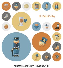Saint Patricks Day Icon Set