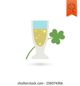 Saint Patricks Day Icon. Vector. Clean Work Minimum Points