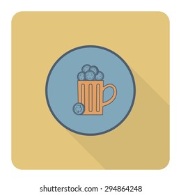 Saint Patricks Day Icon. Vector. Clean Work Minimum Points