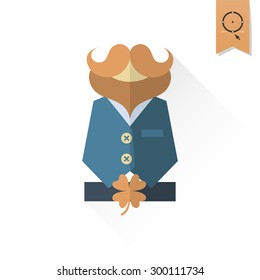 Saint Patricks Day Icon. Vector. Clean Work Minimum Points