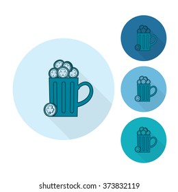Saint Patricks Day Icon. Vector. Clean Work Minimum Points