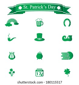 Saint Patrick's Day icons