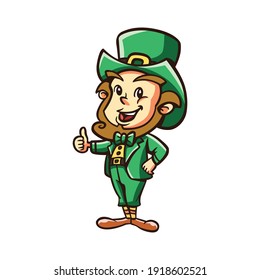 saint patrick's day illustration image on white background