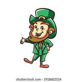 saint patrick's day illustration image on white background