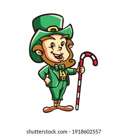 saint patrick's day illustration image on white background