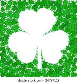 a saint patrick's day illustration with space for text