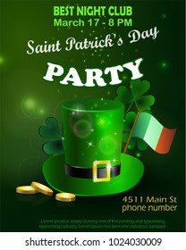 Saint Patricks Day Invitation Card Design