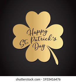 Saint Patricks Day laser cut design. Template for paper or machine cutting with shamrock. Vector illustration.