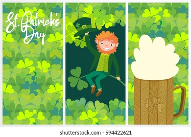 Saint Patrick's Day. Leprechaun.