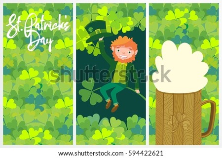 Saint Patrick's Day. Leprechaun.