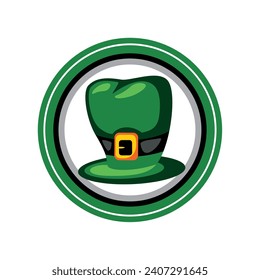 saint patricks day leprechaun hat illustration