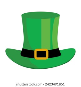 saint patricks day leprechaun hat illustration