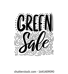 Saint Patrick's Day lettering text isolated on white. Vector holiday design element for greeting and celebrating products.
